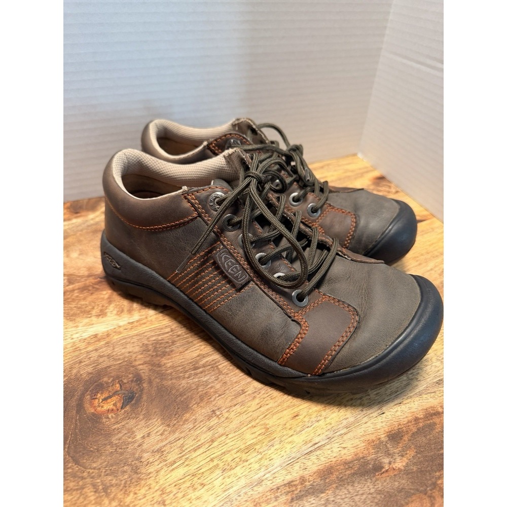 KEEN Men's Austin Shoe US 7 EU 39.5 UK 6 Brown Leather